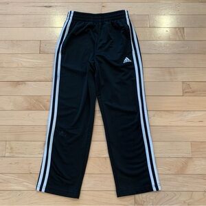 Adidas black track pants little boys size 7 athletic sweatpants